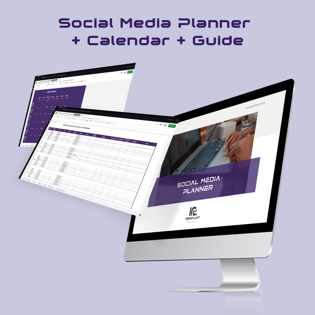 Social Media Planner : Planner + Calendar + Growth Hacking Guide